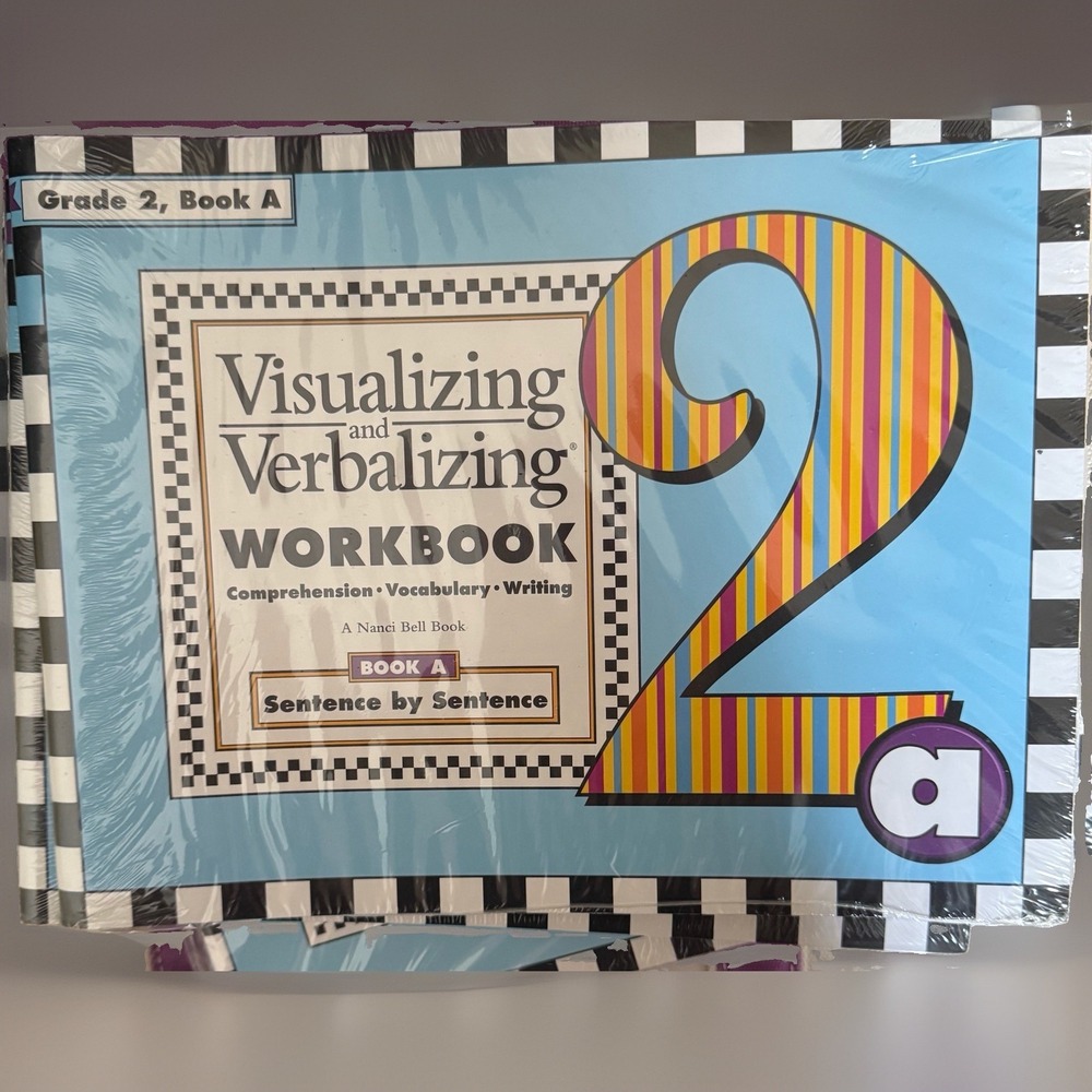 Visualizing and Verbalizing Grade 2 Workbook Set A B C Nanci Bell New Sealed⁠